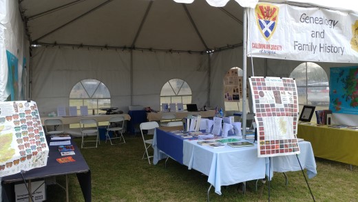 Genealogy tent